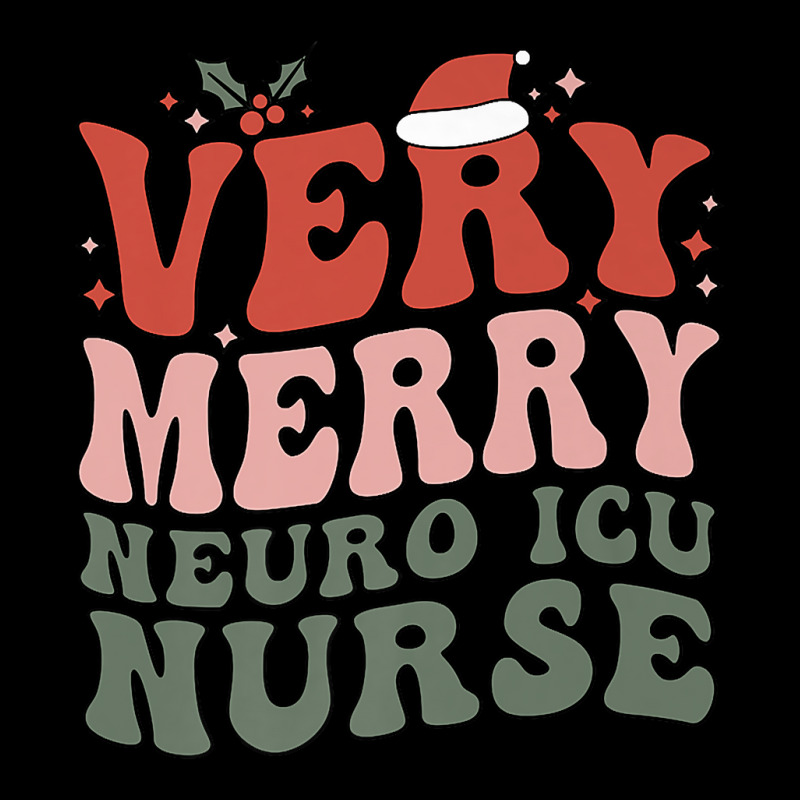 Merry Neuro Icu Nurse Christmas Neuro Icu Nursing Xmas Party Premium T Men's 3/4 Sleeve Pajama Set | Artistshot