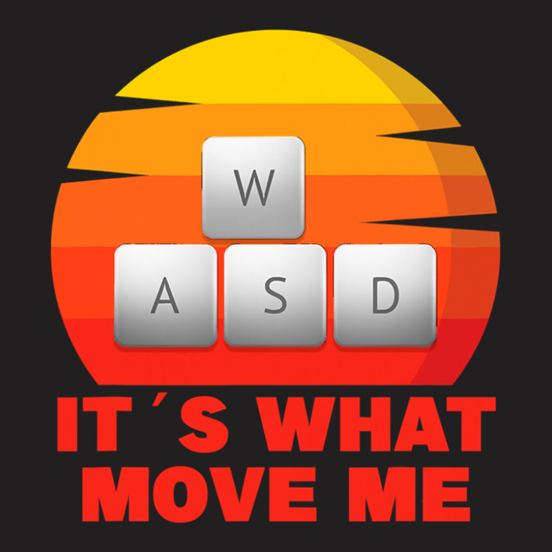 Wasd Its What Move Me Pc Gamer 1 T-shirt | Artistshot