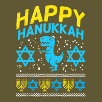 Happy Hanukkah Jewish Trex Ugly Chanukah Sweater Boy Gift Vintage Short | Artistshot