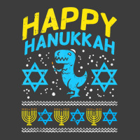 Happy Hanukkah Jewish Trex Ugly Chanukah Sweater Boy Gift Men's Polo Shirt | Artistshot