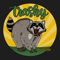 Raccoon - Trashy But Cute-icwag Classic T-shirt | Artistshot