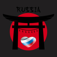 The Team Of Russia In Tokyo T-shirt | Artistshot