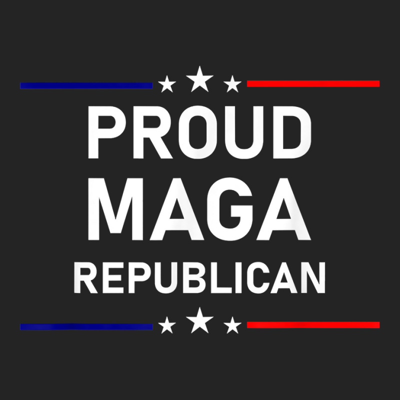 Proud Maga Republican Patriot T Shirt 3/4 Sleeve Shirt by pofijinashu | Artistshot