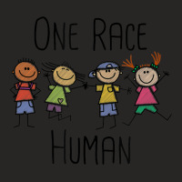 One Race Human Anti Racism Diversity Day Ladies Fitted T-shirt | Artistshot