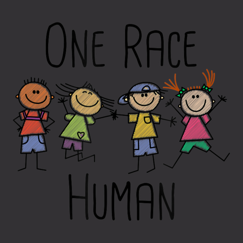 One Race Human Anti Racism Diversity Day Vintage Hoodie by cm-arts | Artistshot