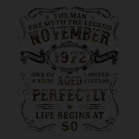 50 Year Old November 1972 Man Myth Legend 50th Birthday Toddler T-shirt | Artistshot