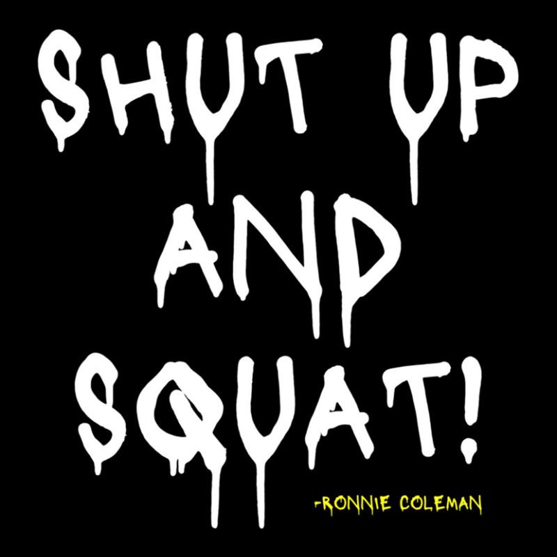 Shut Up And Squat! -ronnie Coleman Cropped Hoodie by RodneyAbernathy | Artistshot