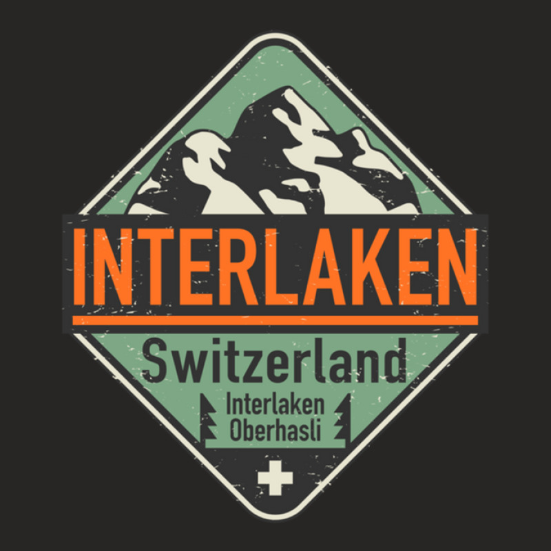 Interlaken Ladies Fitted T-Shirt by SteveHunter | Artistshot