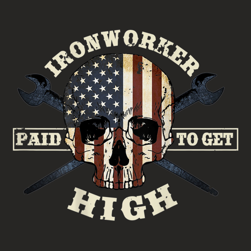 Ironworker Union Gift Design On Back Of Clothing Ladies Fitted T-Shirt by CassieKim | Artistshot