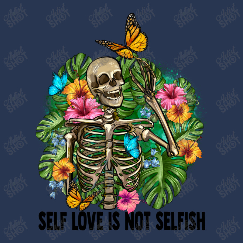 Self Love Is Not Selfısh Skeleton Men Denim Jacket by BarkalooDesign | Artistshot