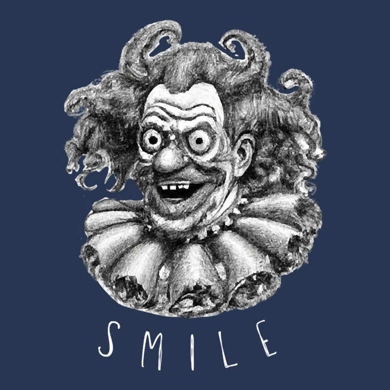 Smile Clown (white Letters) Men Denim Jacket | Artistshot