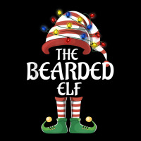 Bearded Elf Lights Funny Matching Family Christmas Party Paj Legging | Artistshot