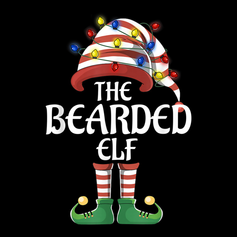 Bearded Elf Lights Funny Matching Family Christmas Party Paj Legging by WillettaIngber | Artistshot