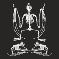 Vampire Bat Skeleton Ladies Fitted T-shirt | Artistshot