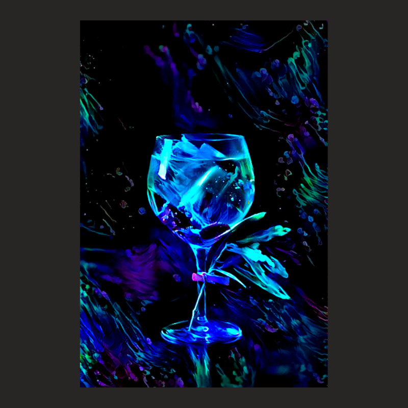 Blacklight Gin And Tonic Ladies Fitted T-Shirt by DebraMartin | Artistshot