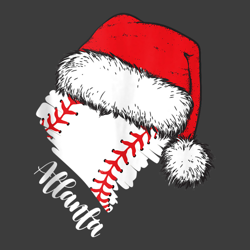 Atlanta Baseball Heart Santa Hat Merry Xmas Tank Top Men's Polo Shirt by hapusajehae | Artistshot