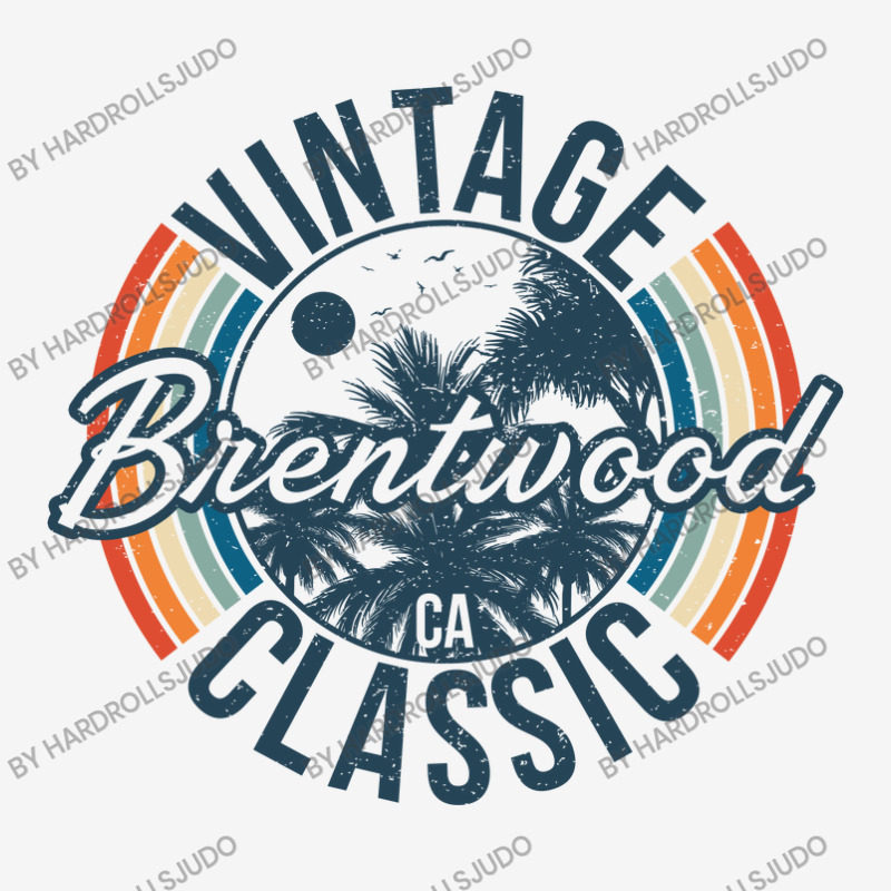 I Love Brentwood California Retro Vintage Classic Limited Edition Metal Print Vertical | Artistshot