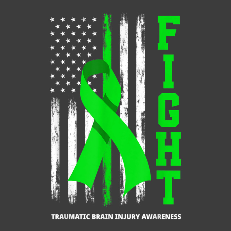 American Us Flag Fight Traumatic Brain Injury Awareness Men's Polo Shirt by AmberKelsey | Artistshot