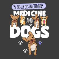 Medicine Easily Distracted By Medicine And Dogs Men's Polo Shirt | Artistshot