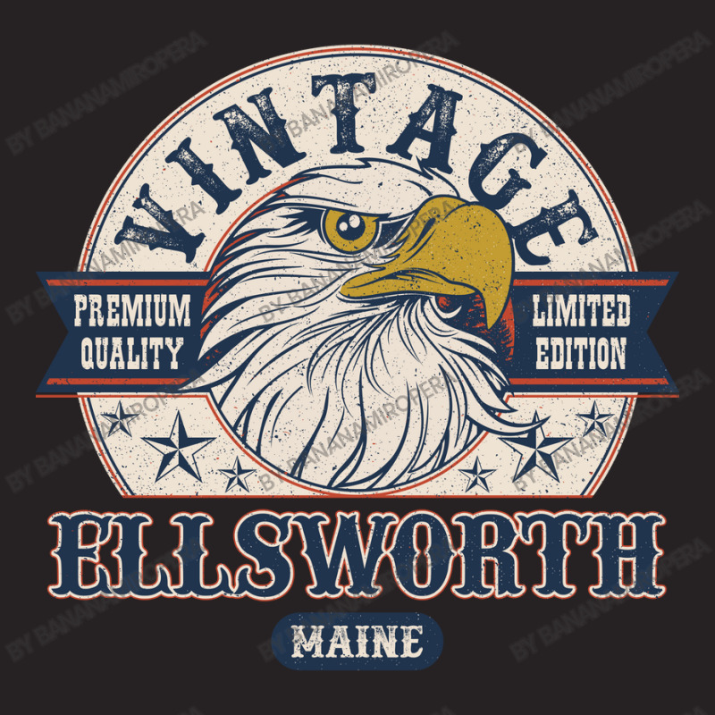 Retro Bald Eagle Ellsworth Maine Vintage Limited Edition Vintage Cap by Bananamiropera | Artistshot