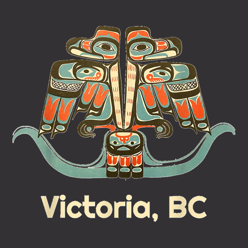 Victoria British Columbia Canada Thunderbird Bc Haida Art Vintage Hoodie And Short Set | Artistshot