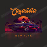 Canastota New York Retro Vintage 80s 90s Muscle Cars Retrowave Aesthet Ladies Fitted T-shirt | Artistshot