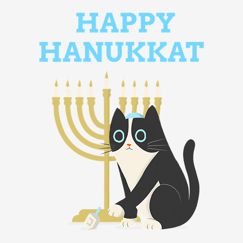 Happy Hanukkat Hanukkah Jewish Cat Kitty Lover Menorah Classic T-shirt | Artistshot