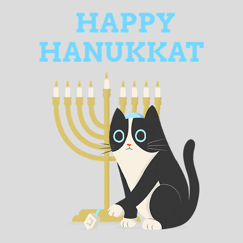 Happy Hanukkat Hanukkah Jewish Cat Kitty Lover Menorah Men's Polo Shirt | Artistshot