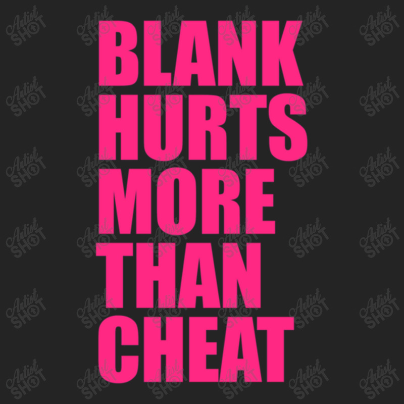 Blank Hurts More Than Cheat Pink Fpl Design Classic 3/4 Sleeve Shirt by MylaLe | Artistshot