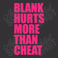 Blank Hurts More Than Cheat Pink Fpl Design Classic Vintage Hoodie And Short Set | Artistshot