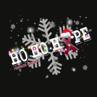 Meningitis Fighter Meningitis Awareness - Ho Ho Hope Cure Christmas Scorecard Crop Tee | Artistshot