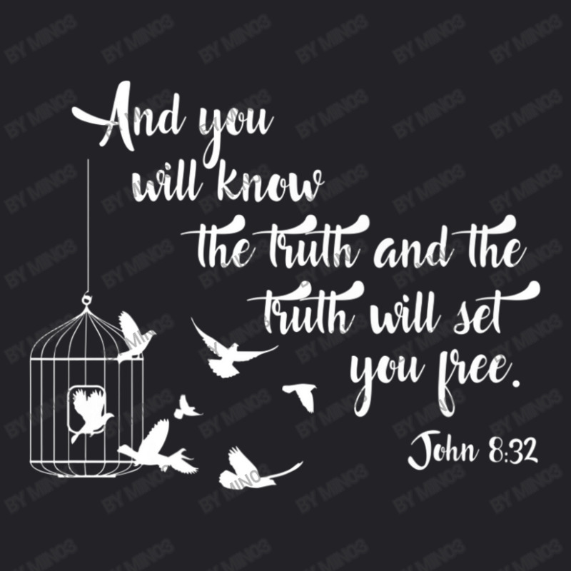 Christian Bible Bird Cage Truth Shall Set You Free Birds Youth Tee | Artistshot