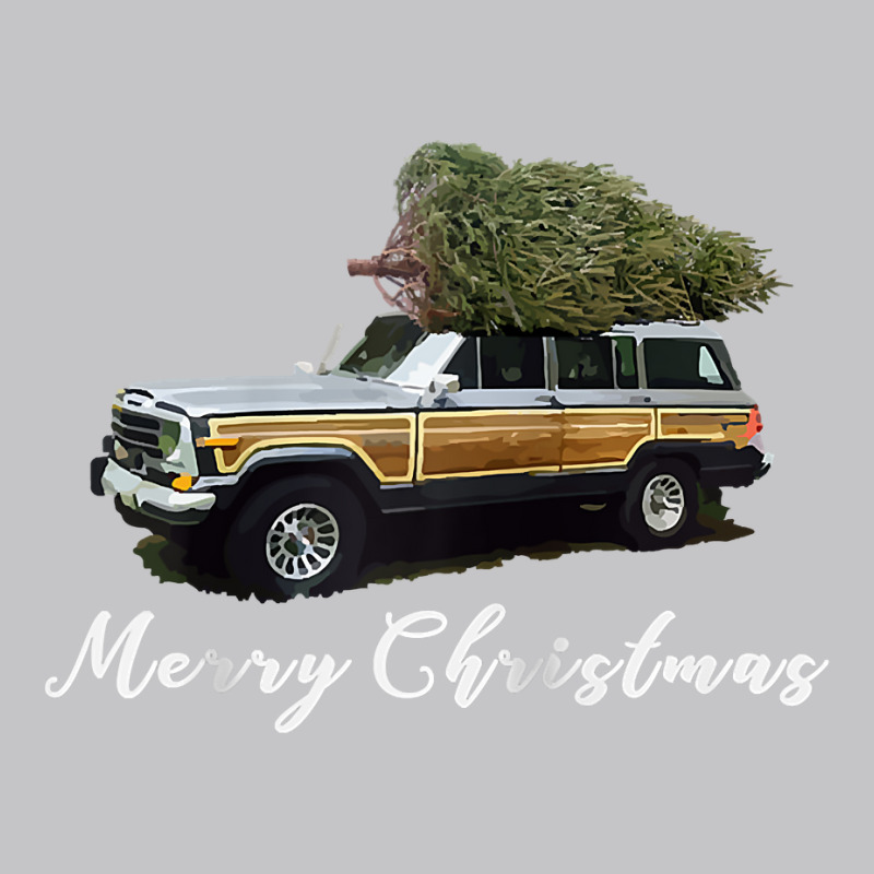 Vintage Surf Wagon Suv Merry Christmas Tree On A Truck Raglan Baseball Baby Bodysuit by cm-arts | Artistshot