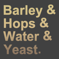 Barley Hops Water Yeast Vintage T-shirt | Artistshot