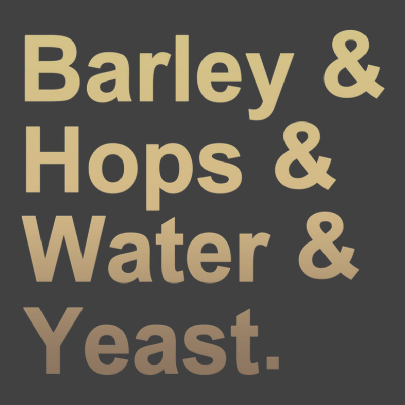 Barley Hops Water Yeast Vintage T-shirt | Artistshot