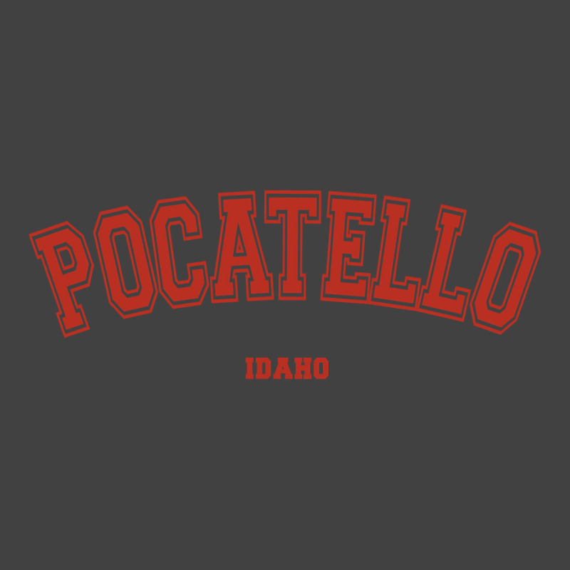 Pocatello Idaho Id Red Letter Graphic On Pocatello Sweatshirt Vintage T-shirt | Artistshot