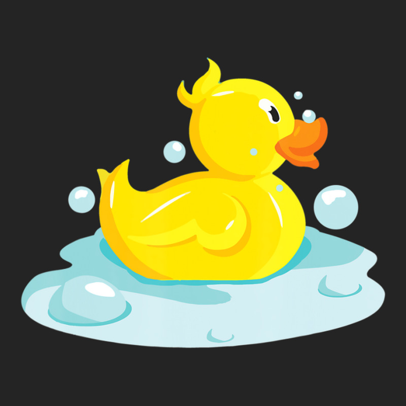 Cute Yellow Duck Rubber Ducky Duckie Bathtub Party Day 3/4 Sleeve Shirt | Artistshot