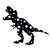 Polka Dot T Rex Dinosaur International Dot Day White & Black T Shirt Unisex Hoodie | Artistshot