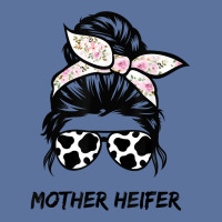 Mother Heifer Farmer Mom Cow Messy Bun Hair Bandana Cow T Shirt Lightweight Hoodie | Artistshot