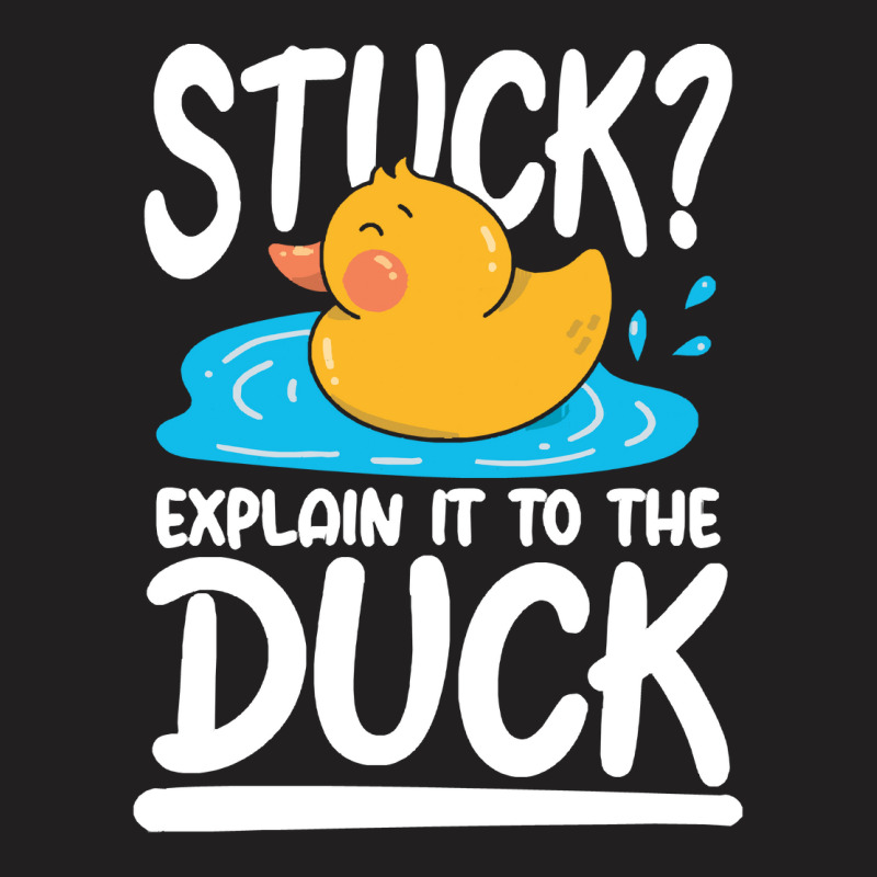 Duck,lover,stuck,explain,it,to,the,duck,family,funny,fatherday,father, T-shirt | Artistshot