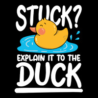 Duck,lover,stuck,explain,it,to,the,duck,family,funny,fatherday,father, Pocket T-shirt | Artistshot