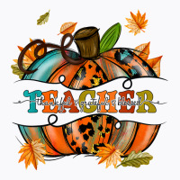 Autumn Fall Outfit Teacher Thankful Grateful Blessed Pumpkin T Shirt T-shirt | Artistshot