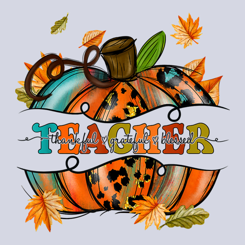 Autumn Fall Outfit Teacher Thankful Grateful Blessed Pumpkin T Shirt Fleece Short by hapusajehae | Artistshot