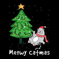 Meowy Catmas Cat Christmas Tree Xmas Meowy Catmas Cat Christmas Tree X Long Sleeve Shirts | Artistshot