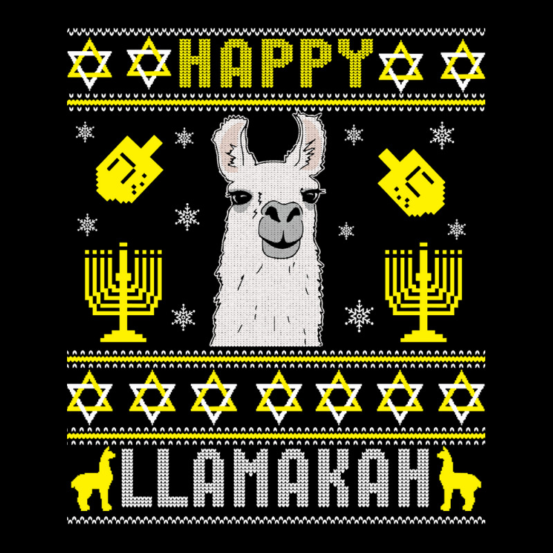 Happy Llamakah Jewish Llama Hanukkah Ugly Sweater Toddler Sweatshirt | Artistshot