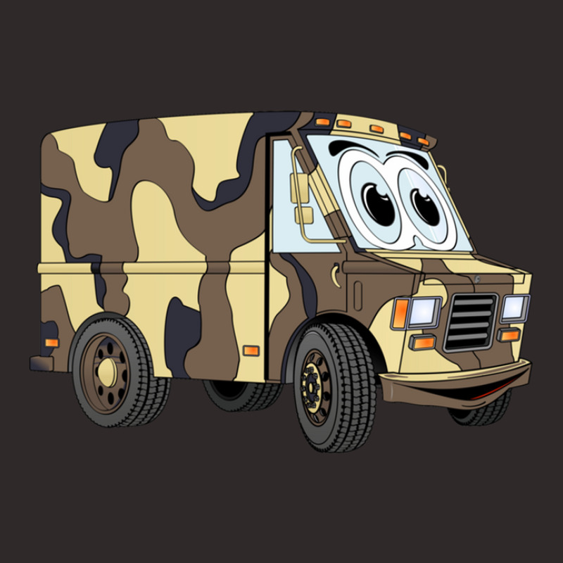 Military Sand Mini Van Cartoon Racerback Tank by saterseim | Artistshot