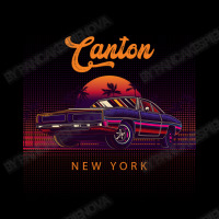 Canton New York Retro Vintage 80s 90s Muscle Cars Retrowave Aesthetic V-neck Tee | Artistshot