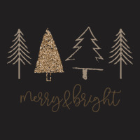 Merry Bright Christmas Tree Family Merry & Bright Christmas Tree Famil T-shirt | Artistshot