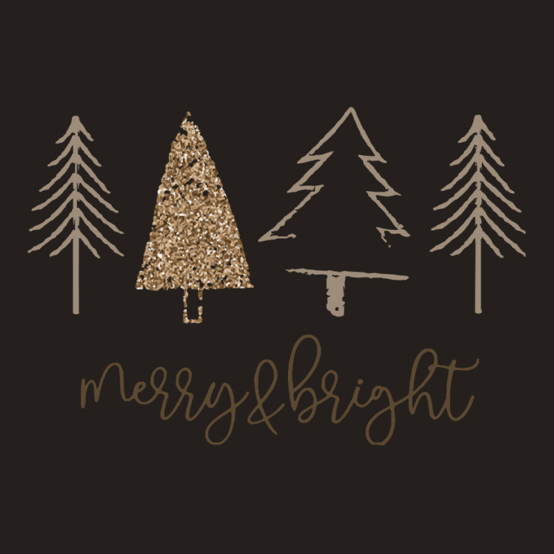 Merry Bright Christmas Tree Family Merry & Bright Christmas Tree Famil Tank Top by kerchingparticular | Artistshot