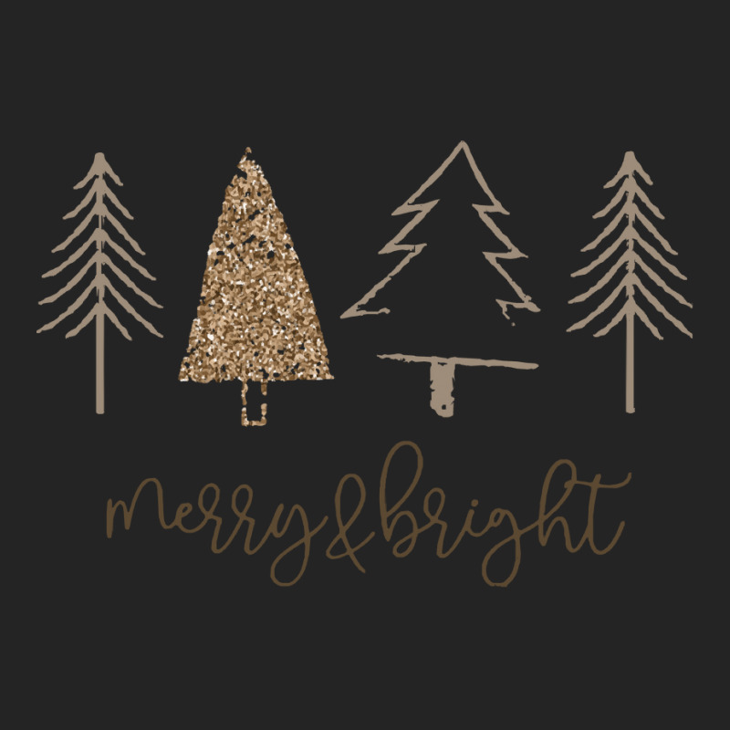 Merry Bright Christmas Tree Family Merry & Bright Christmas Tree Famil 3/4 Sleeve Shirt by kerchingparticular | Artistshot